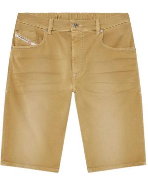 DIESEL Short Slim En Denim Coloré - White