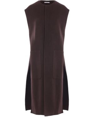 Dusan Sleeveless Patch-Pocket Dress - Brown