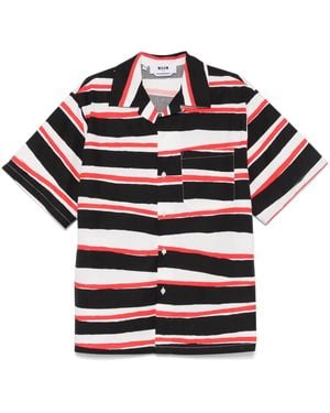 MSGM Striped Shirt - Blue