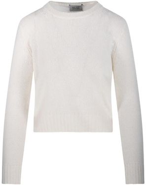 Be You Crew-Neck Long-Sleeves Jumper - White