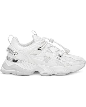 Philipp Plein Runner Beast X-01 Paneled Sneakers - White