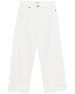 P.A.R.O.S.H. Logo-Label Five-Pocket Jeans - White