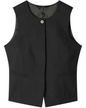 Paul Smith Asymmetric Waistcoat - Black