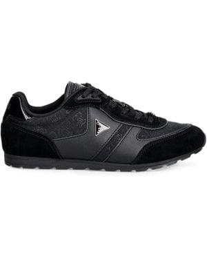 Guess Tyrah Suede Sneakers - Black