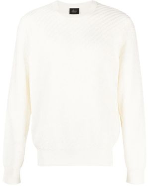 Brioni クルーネック プルオーバー - ホワイト