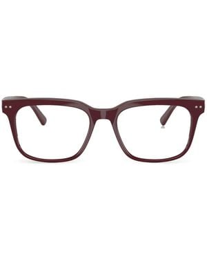 NUANCE' Brille Mit Eckigem Gestell - Rot