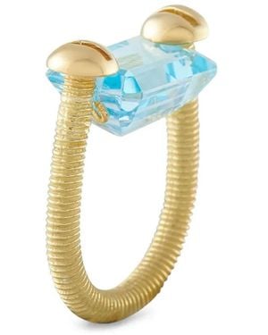 LB Exclusive Ring Mit Topas - Blau