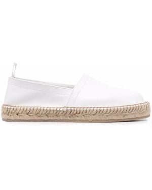 SCAROSSO Braided Espadrilles - White