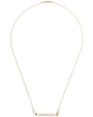 Eddie Borgo Pavé Safety Chain Necklace - White