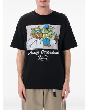 Manastash Friends Graphic-Print T-Shirt - Black