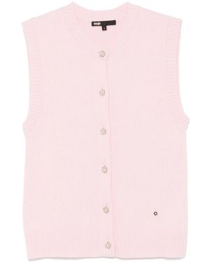 Maje Cardigan Smanicato - Rosa