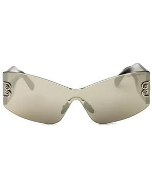 Dolce & Gabbana Crystal-Embellished Sunglasses - Gray