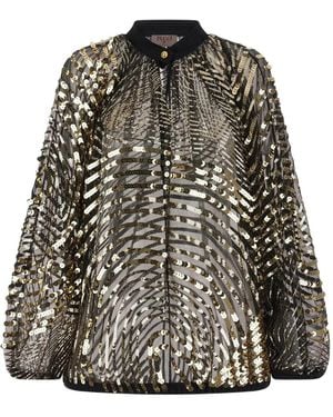 PUCCI 'Iride' Blouse - Black