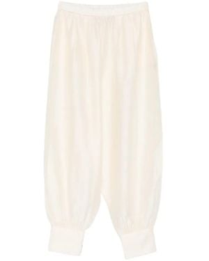 Cordera Elasticated Sarouel Pants - White