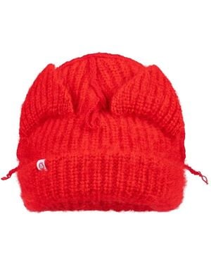Charles Jeffrey Gorro Con Orejas Gruesas - Rojo