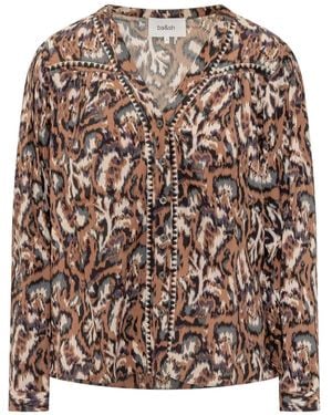 Ba&sh Onada プリント シャツ - ブラウン