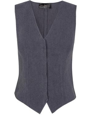 Cortana Costa Paneling Vest - Blue