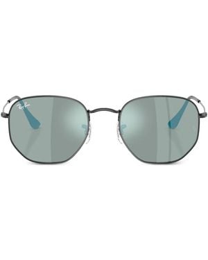 Ray-Ban Sonnenbrille Mit Geometrischem Gestell - Grün