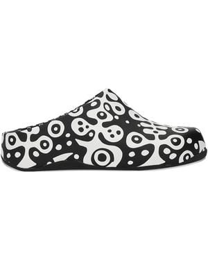 Fitflop Mules À Imprimé Graphique - White