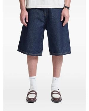 RETERNITY Essential Cotton Denim Shorts - Blue