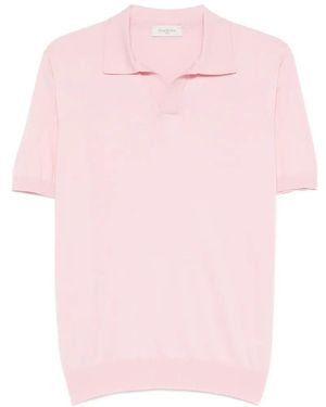 Piacenza 1733 Cotton Polo Shirt - Pink