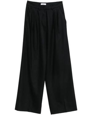 PT Torino Pantalones Anchos Frankie Con Pinzas - Negro