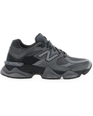New Balance Baskets 9060 À Empiècements En Mesh - Gris