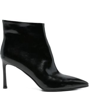 Linda Baumann Pointed Ankle Boots - Black