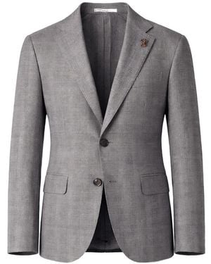 Pal Zileri Blazer À Carreaux - Grey