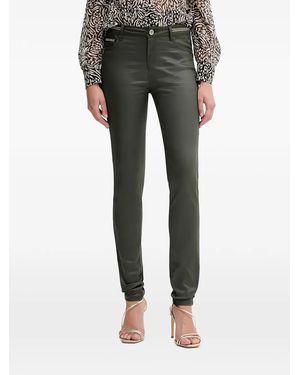 Morgan Ribbon-Detail Trousers - Grey