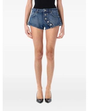 Jean Paul Gaultier ミニショートパンツ - ブルー