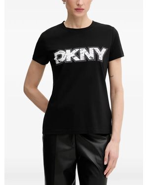 DKNY Graphic-Print T-Shirt - Black