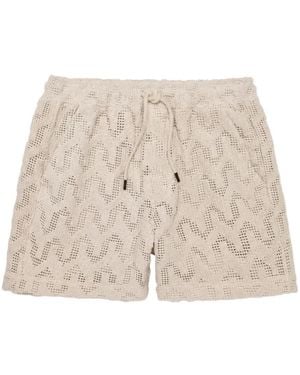 Oas Atlas Crochet Shorts - Natural