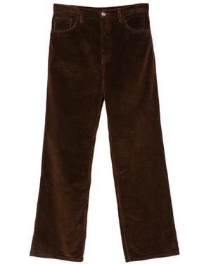 Marni Corduroy Straight-Leg Trousers - White