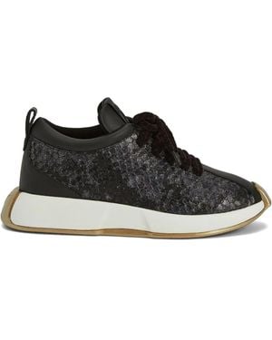 Giuseppe Zanotti レースアップ スニーカー - ブラック