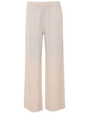 TRUE AVENUE Pensil Straight-Fit Trousers - Natural