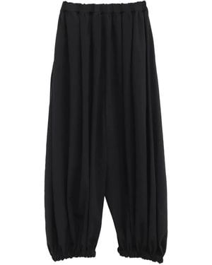 Comme des Garçons Pleated Balloon Trousers - Black