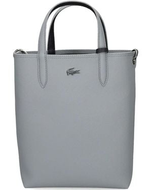 Lacoste Anna Reversible Logo Tote Bag - Grey