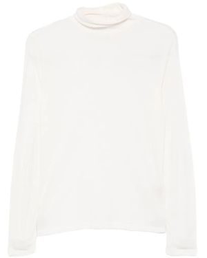 Majestic Filatures Roll-Neck Long-Sleeve T-Shirt - White