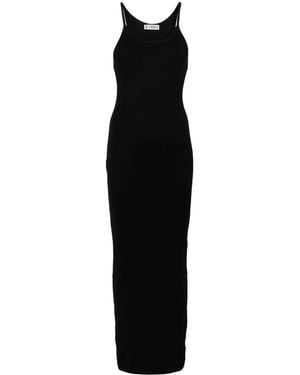ÉTERNE Ribbed Dress - Black
