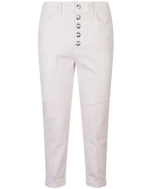 Dondup Koons Button-Up Jeans - White
