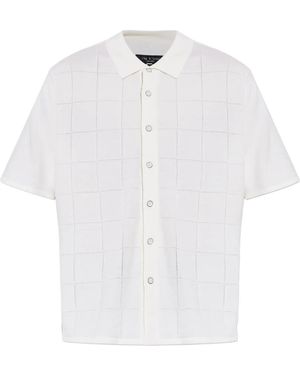 Rag & Bone Short-Sleeve Shirt - White