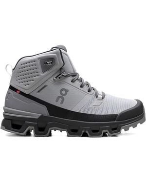 On Shoes Cloudrock 2 Waterproof "Glacier Eclipse" Sneakers - Gray