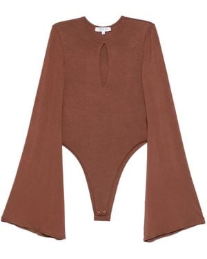 Axel 113 Olivia Body Met Keyhole - Bruin