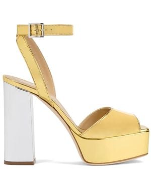 Giuseppe Zanotti Isadhora Platform Sandals - Metallic