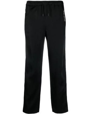 Saint Laurent Pantaloni In Crepe Satin - Black