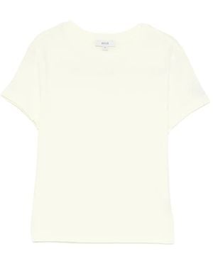 Agolde Adine Shrunken Tee - White