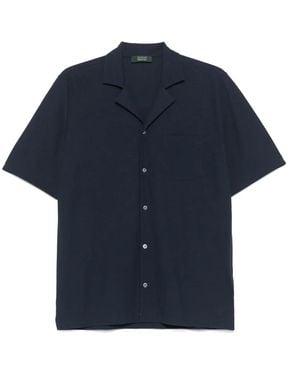 Zanone Cotton Shirt - Blue