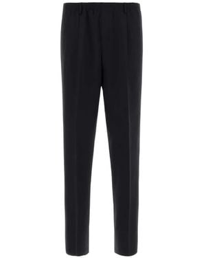 Cellar Door Relaxed-Fit Trousers - Black