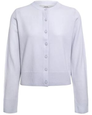 Vince Crew-neck cardigan - Blau
